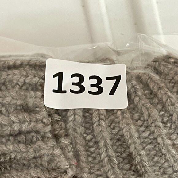 Abercrombie & Fitch Mock Neck Long Sleeve Gray Pullover Knit Sweater XL Ribbed - Picture 12 of 12